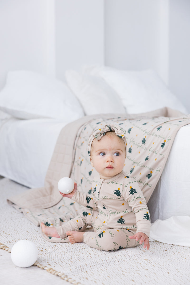 Glory to God PJ Footless Onesie Bamboo