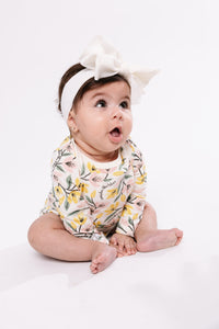 Consider the Lilies Long Sleeve Bodysuit Cotton