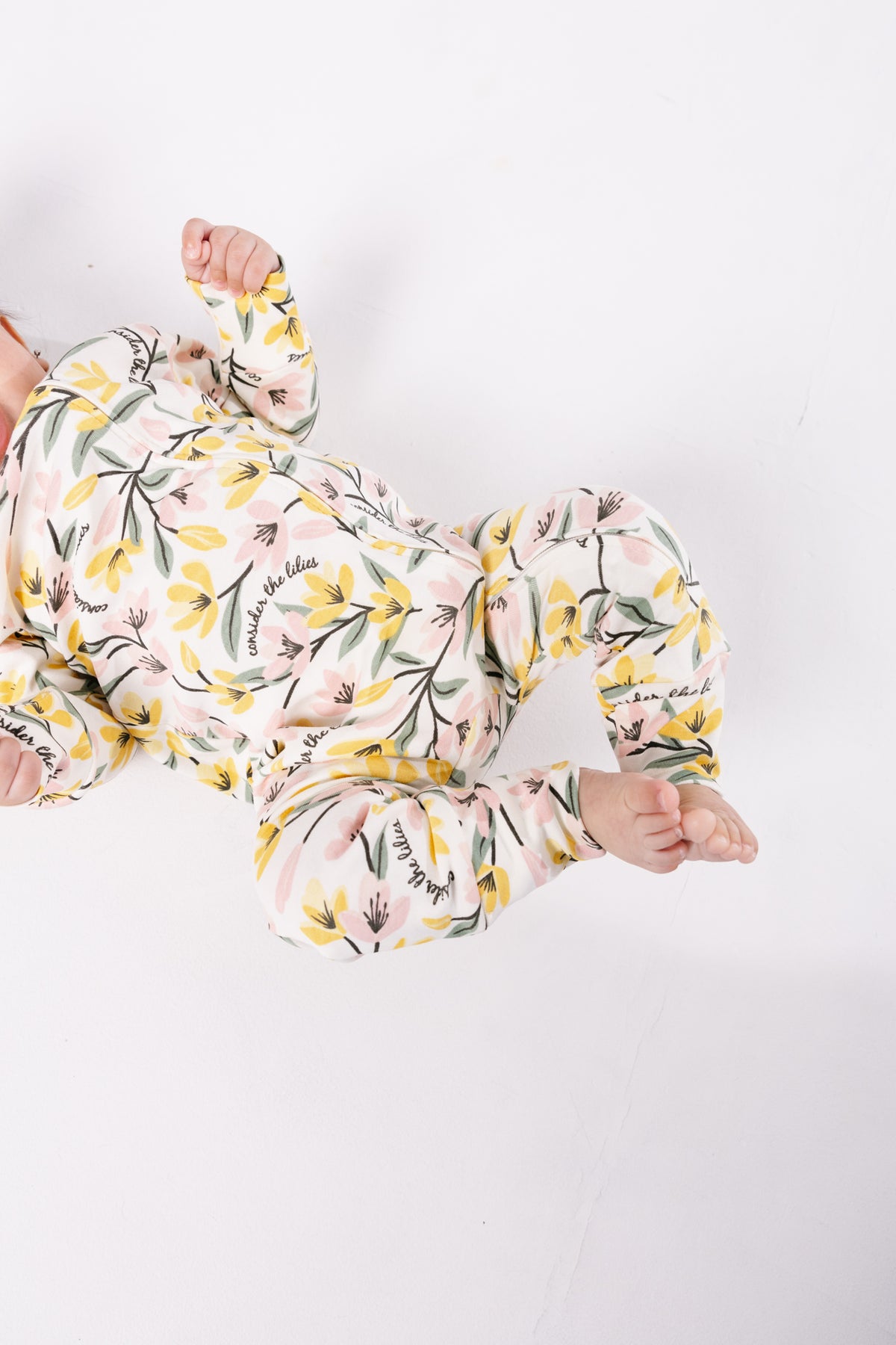 Consider the Lilies Footless Onesie Cotton