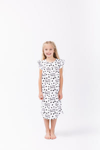 He First Loved Us PJ Girls Nightgown Polyester