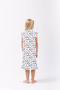 He First Loved Us PJ Girls Nightgown Polyester