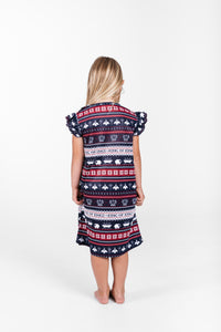 King of Kings Midnight Blue PJ Girls Nightgown Polyester