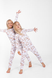 The First Noel PJ Long Sleeve Set Bamboo