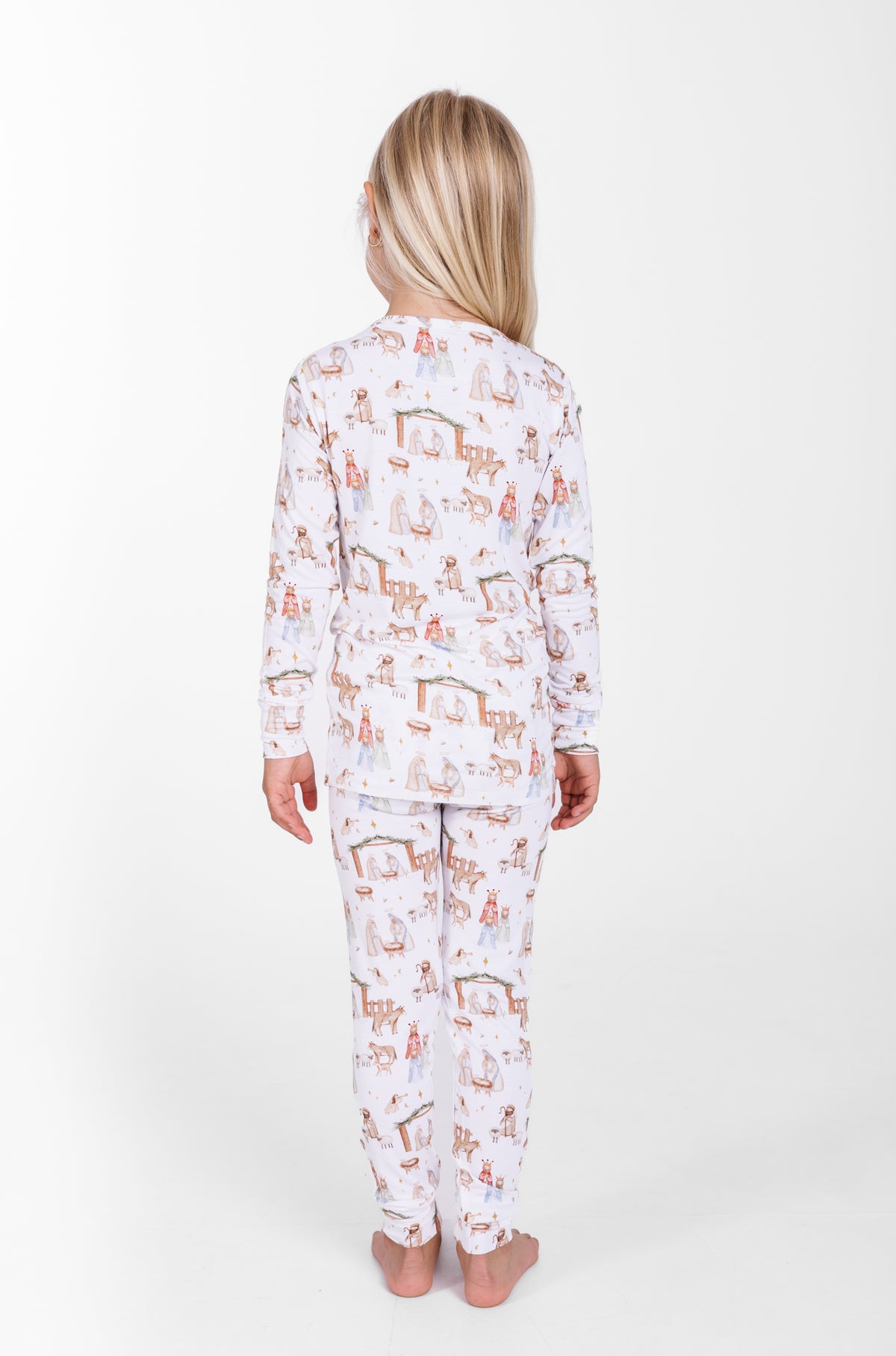 The First Noel PJ Long Sleeve Set Bamboo