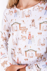 The First Noel PJ Long Sleeve Set Bamboo