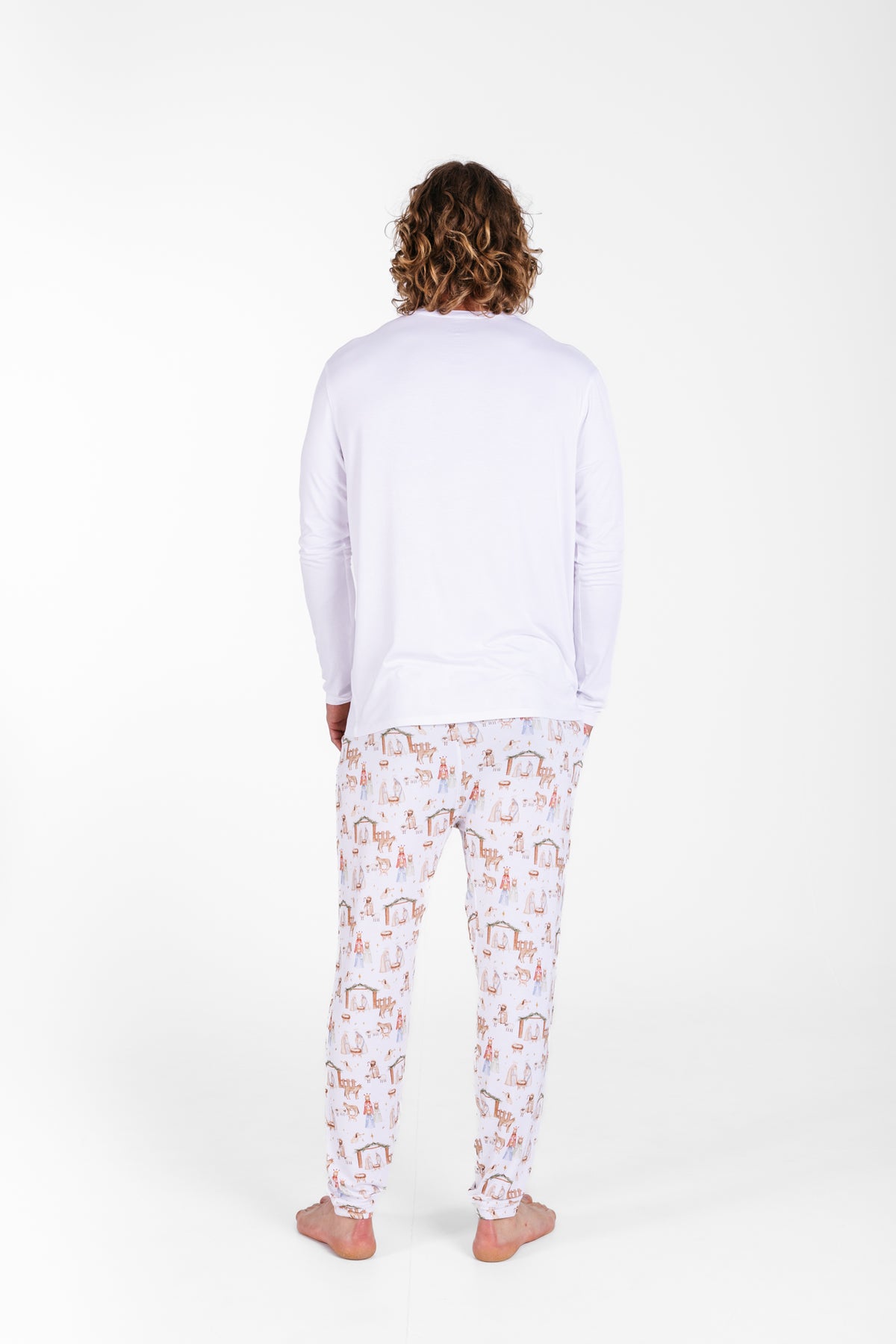The First Noel Mens PJ Set Bamboo