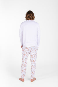 The First Noel Mens PJ Set Bamboo