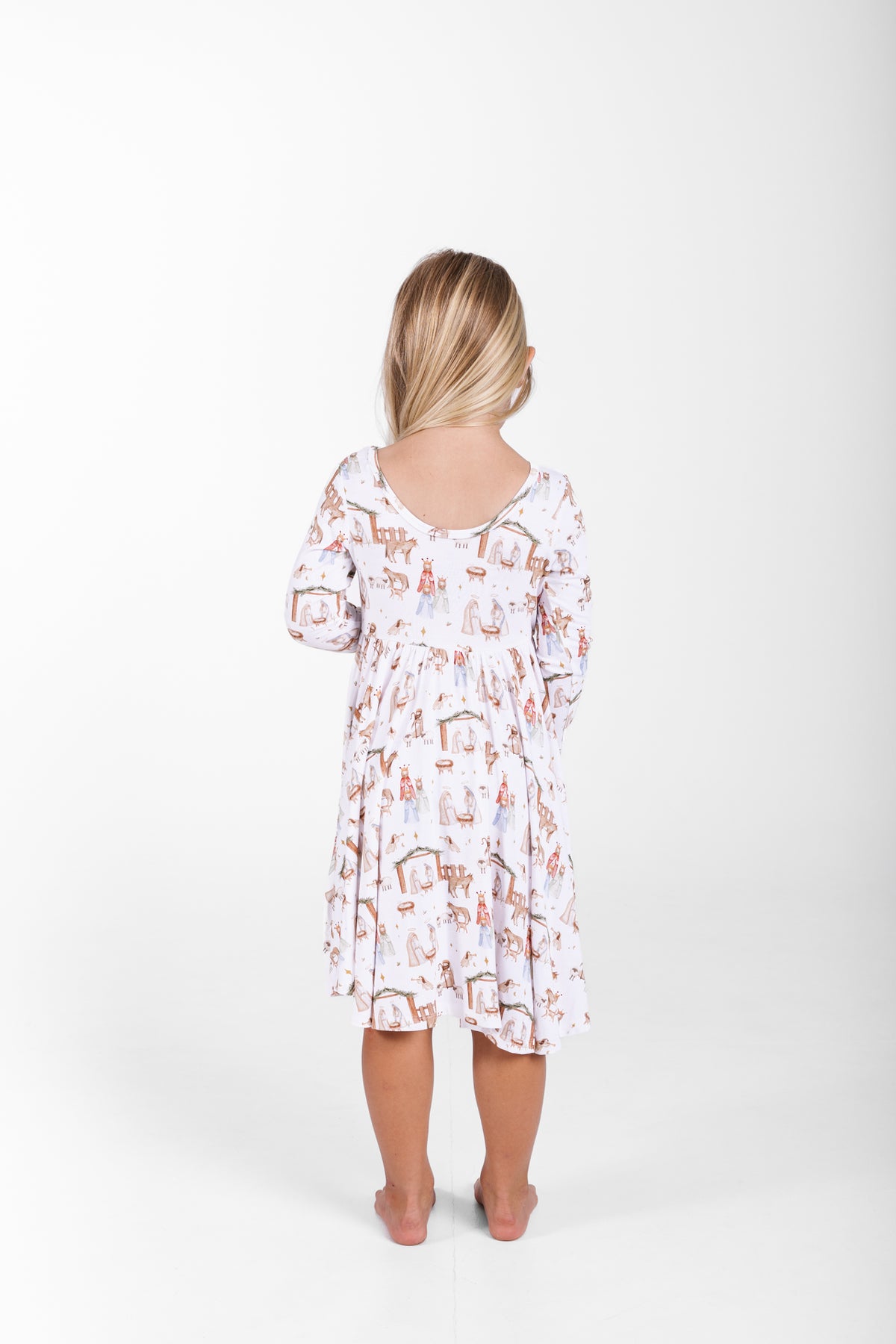 The First Noel Twirl Dress Bamboo