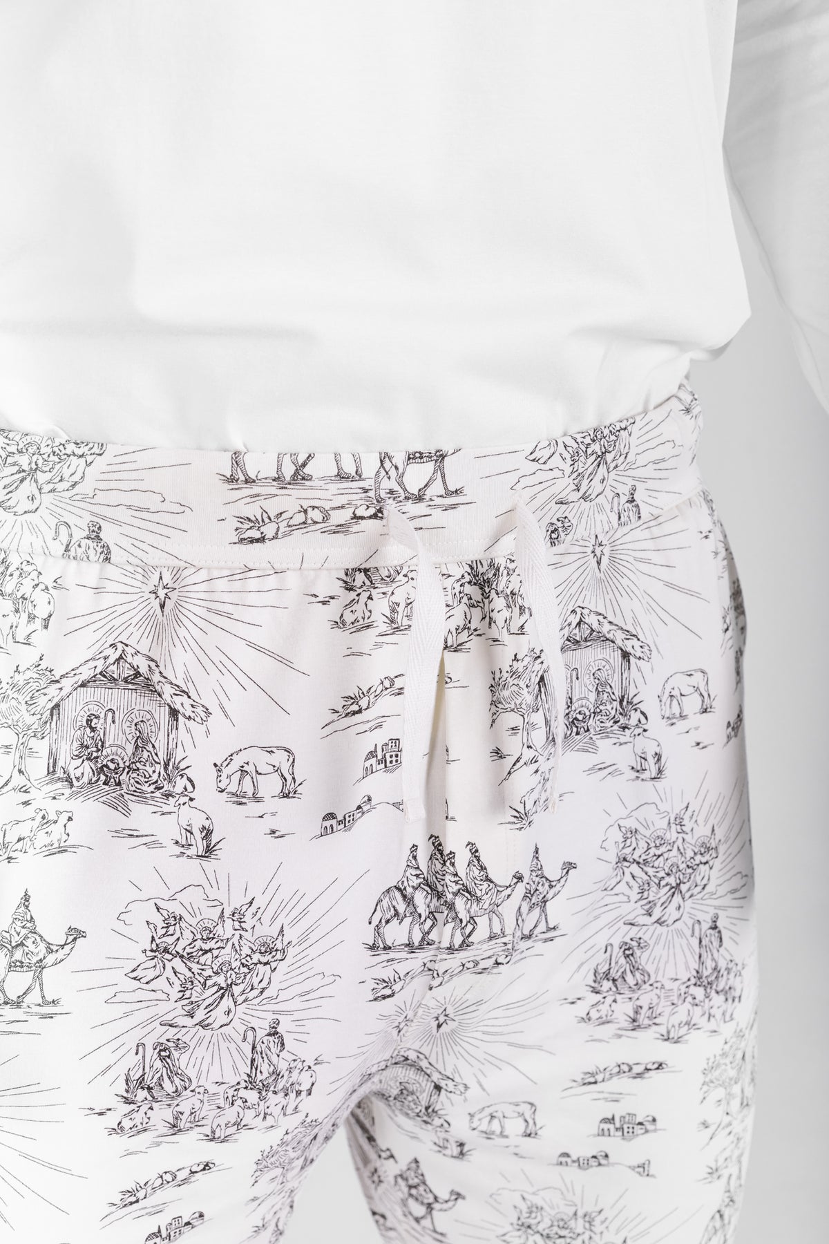 O Little Town of Bethlehem Mens PJ Set Cotton