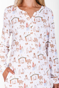 The First Noel Womens Nightgown Bamboo