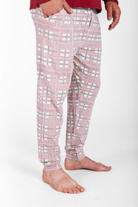 Prophecy Plaid Mens PJ Set Cotton