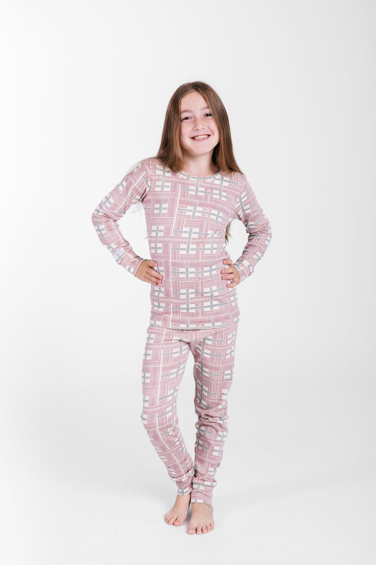 Prophecy Plaid PJ Long Sleeve Set Cotton