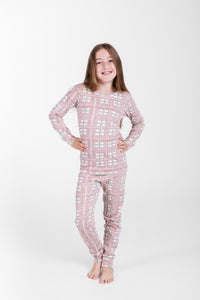 Prophecy Plaid PJ Long Sleeve Set Cotton