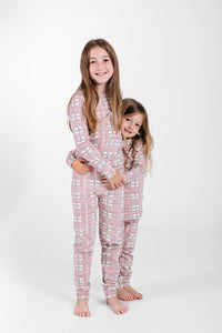 Prophecy Plaid PJ Long Sleeve Set Cotton