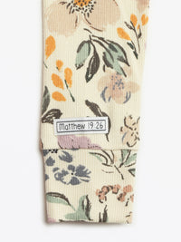 All Things Are Possible PJ Long Sleeve Set Ribbed Cotton-Bamboo Blend