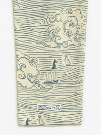 Walking on Water Womens Nightgown PJ Ribbed Cotton-Bamboo Blend