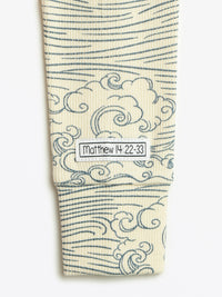 Walking on Water PJ Footless Onesie Ribbed Cotton-Bamboo Blend