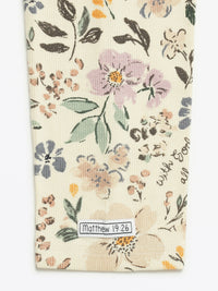 All Things Are Possible Womens PJ Jogger Set Ribbed Cotton-Bamboo Blend