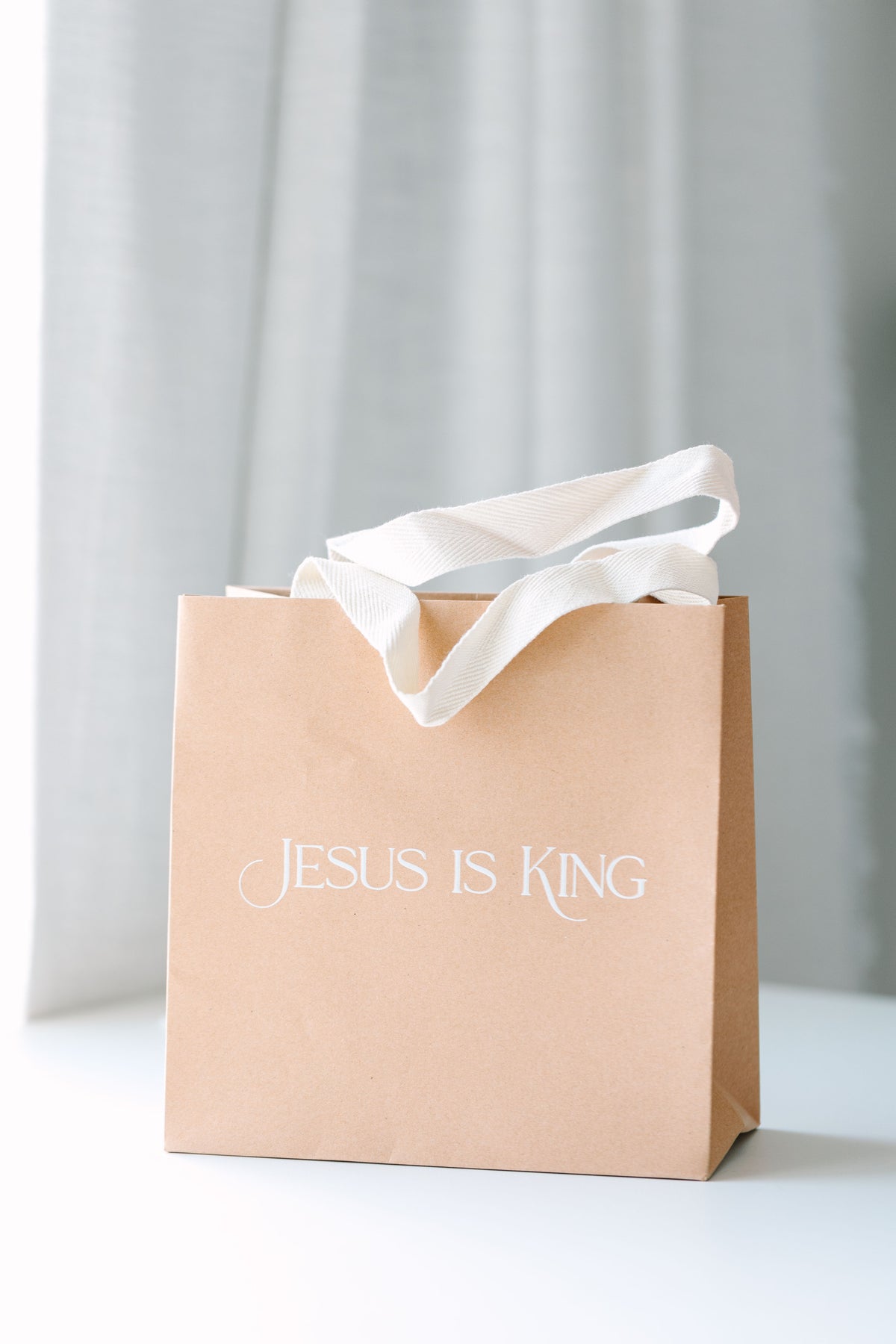 Jesus is King Kraft Gift Bag
