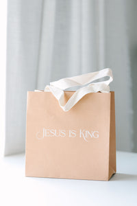 Jesus is King Kraft Gift Bag