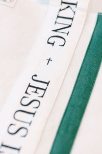 Jesus is King Christmas Tote