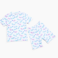 Jonah Teal PJ Shorts Set Cotton