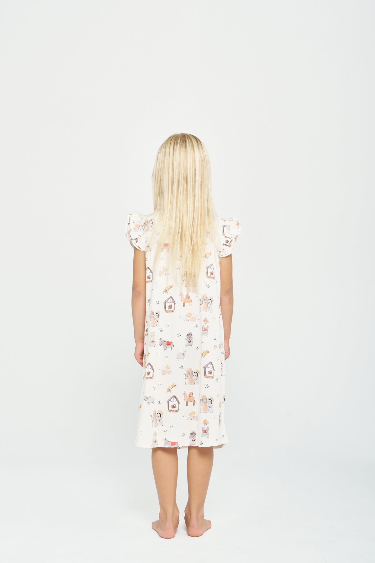 Away in a Manger PJ Girls Nightgown Polyester