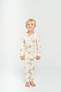 Away in a Manger PJ Long Sleeve Set Cotton