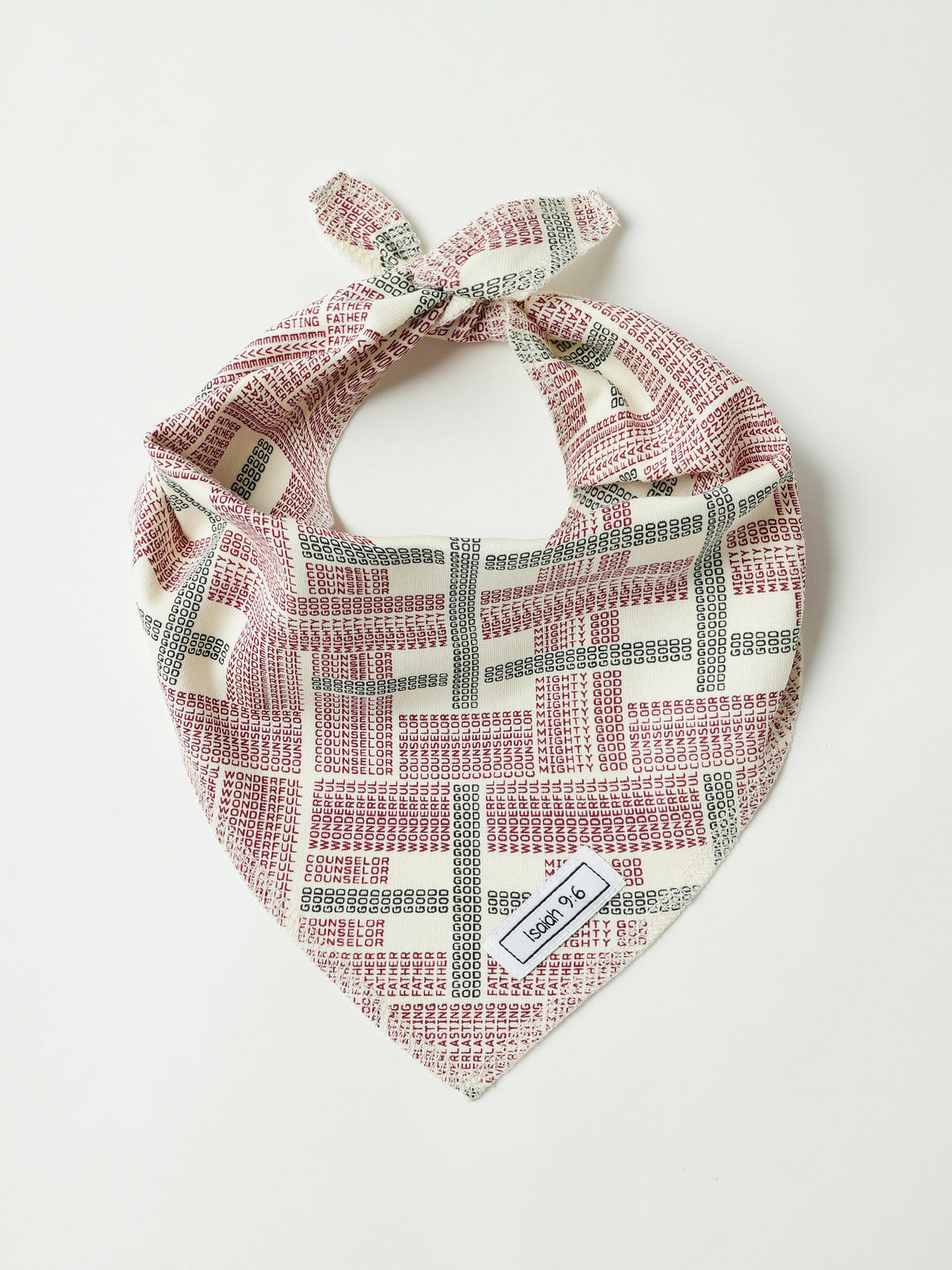 Prophecy Plaid Pet Bandana Cotton