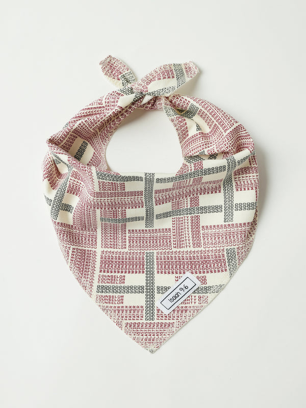 Prophecy Plaid Pet Bandana Cotton