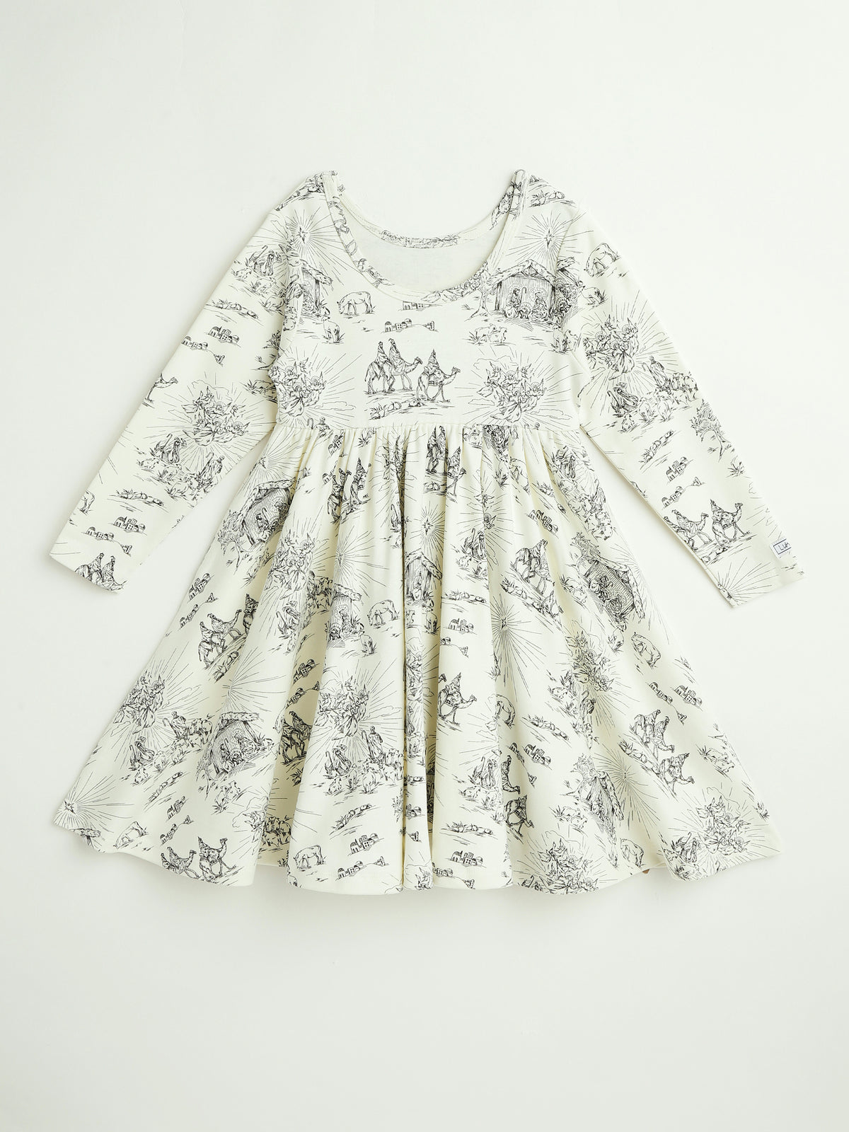 O Little Town of Bethlehem Twirl Dress Cotton