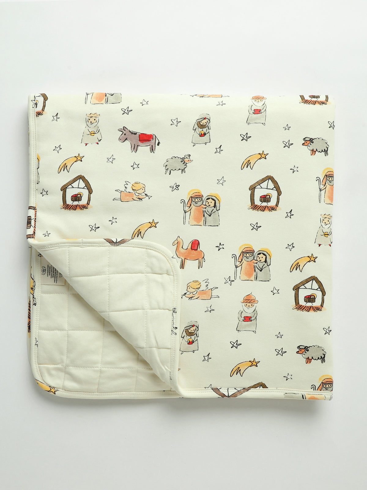 Away in a Manger Blanket Cotton