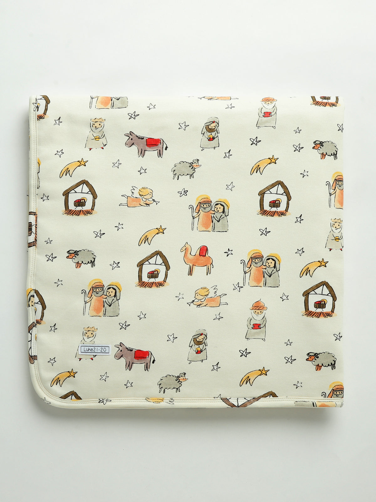 Away in a Manger Blanket Cotton