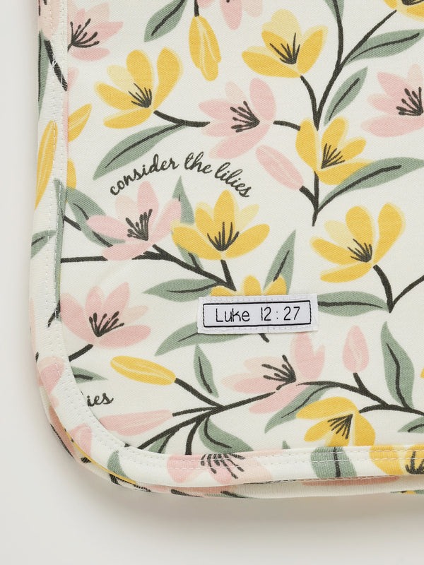 Consider the Lilies Blanket Cotton