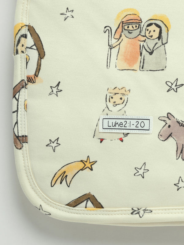 Away in a Manger Blanket Cotton