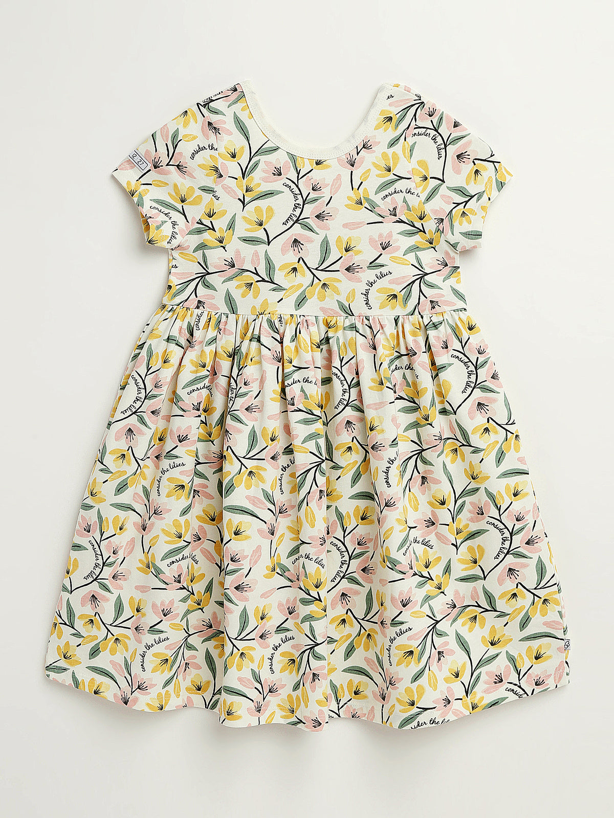 Consider the Lilies Twirl Dress Cotton