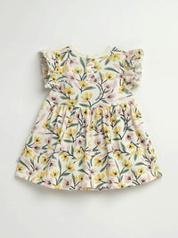 Consider the Lilies Short Sleeve Twirl Dress Bodysuit Cotton