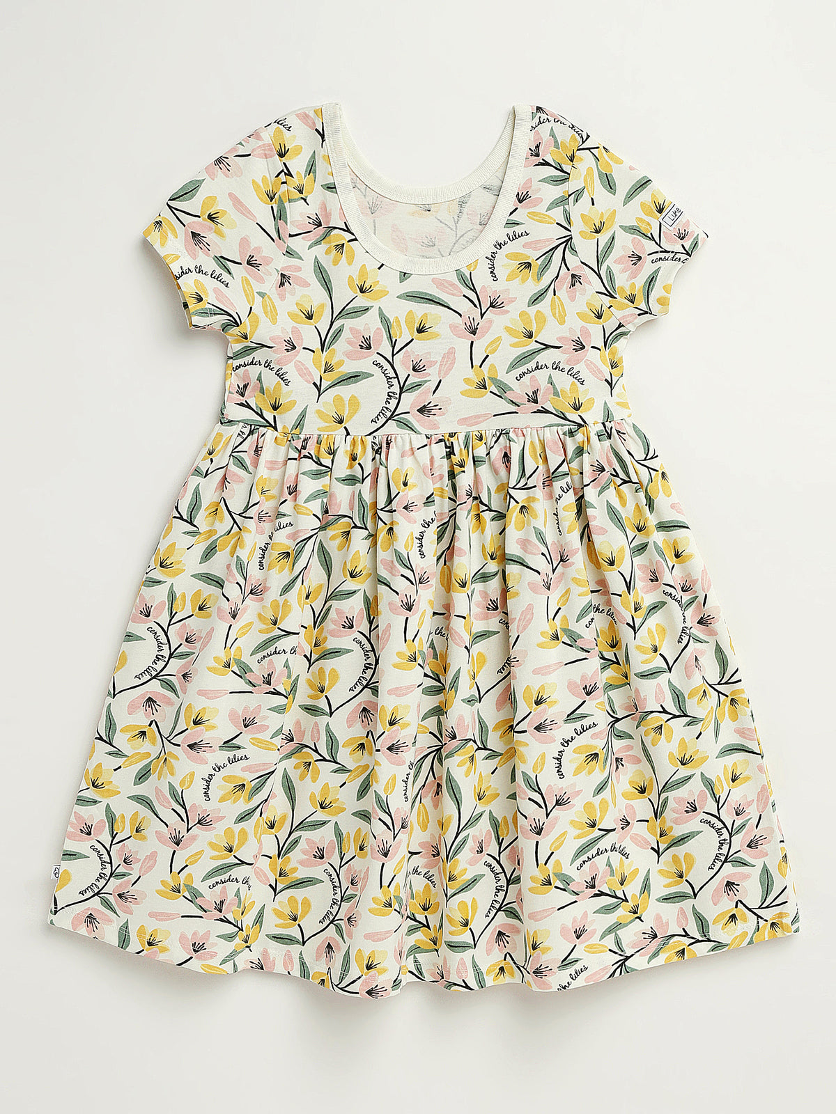 Consider the Lilies Twirl Dress Cotton