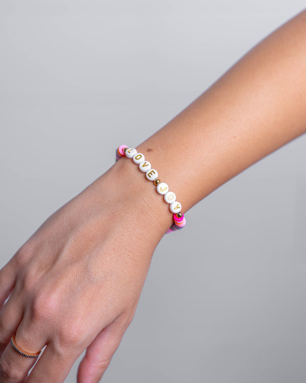LOVE JOY Letter Bracelet