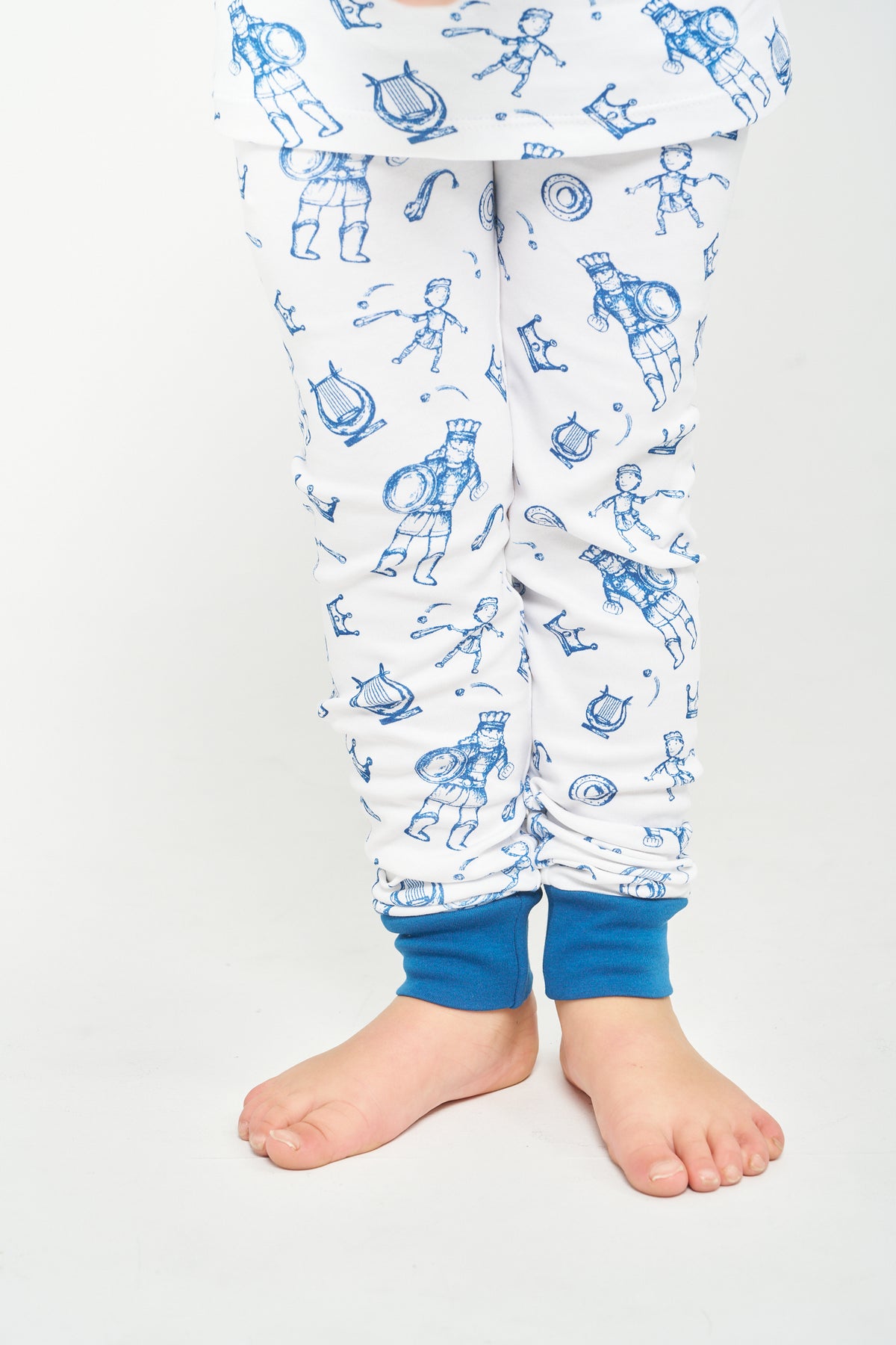 David & Goliath Blue PJ Long Sleeve Set Cotton