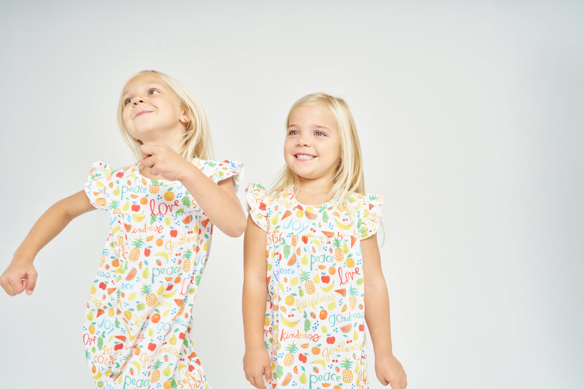 Fruit of the Spirit PJ Girls Nightgown Polyester