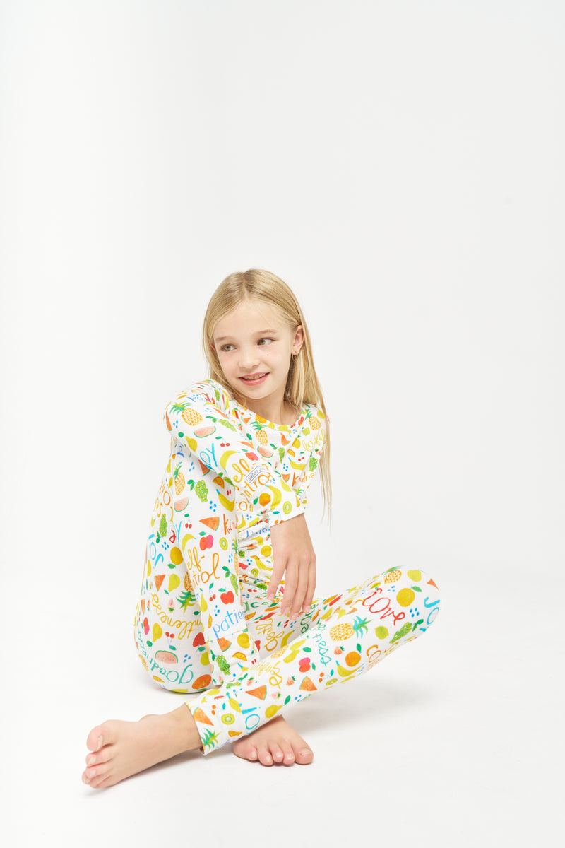 Fruit of the Spirit PJ Long Sleeve & Pants Set Bamboo