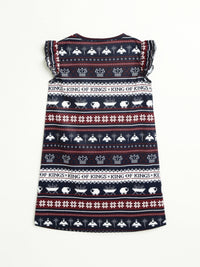 King of Kings Midnight Blue PJ Girls Nightgown Polyester