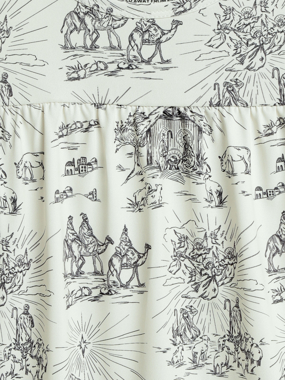 O Little Town of Bethlehem Nightgown PJ Girls Nightgown Polyester