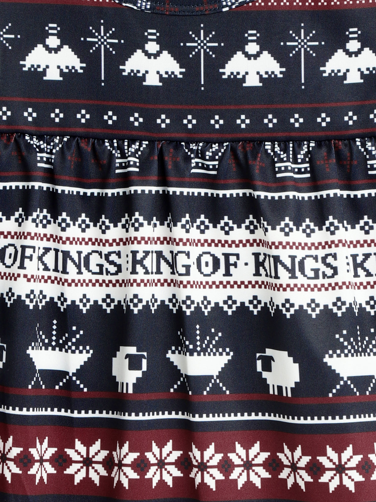 King of Kings Midnight Blue PJ Girls Nightgown Polyester