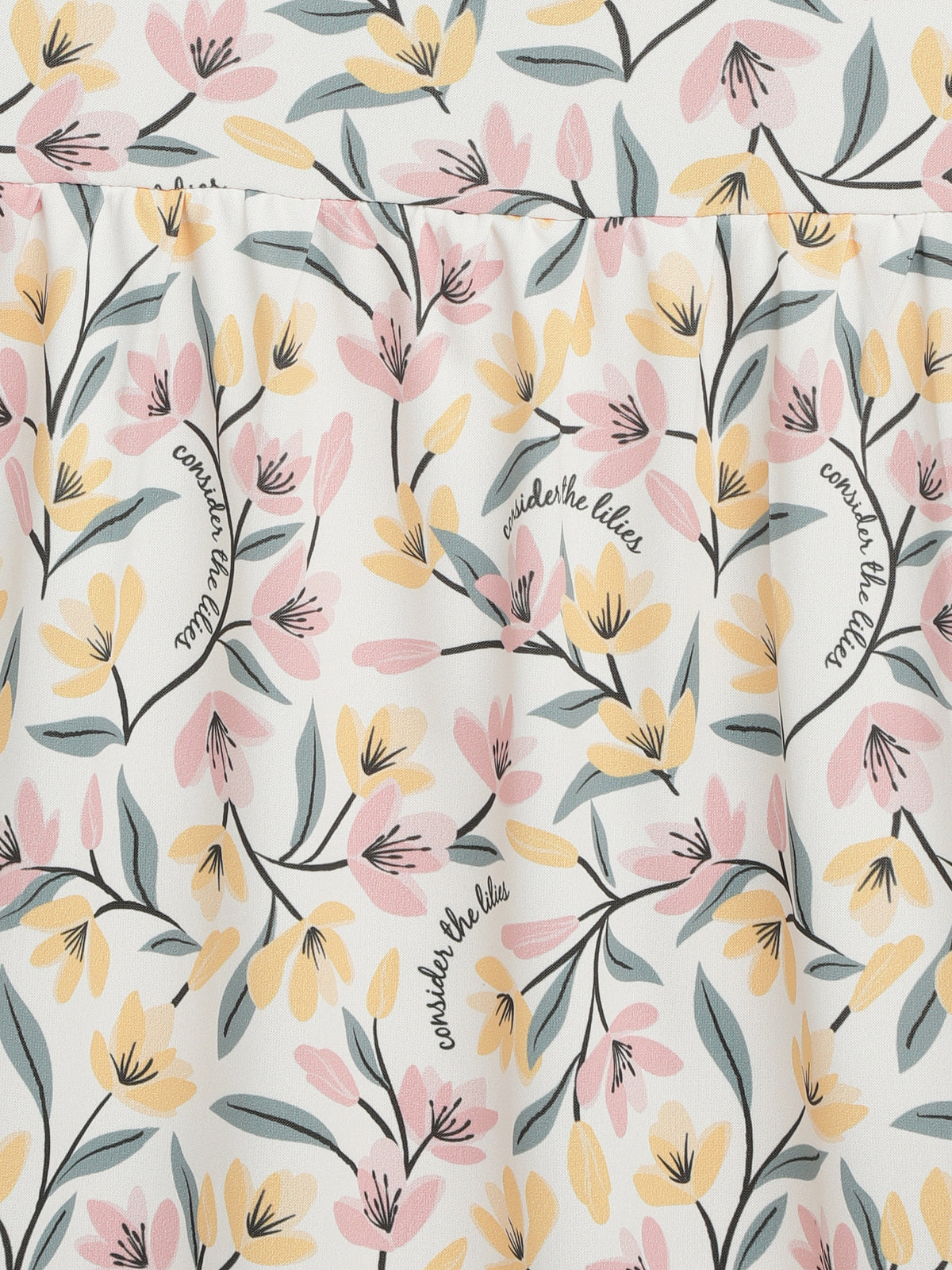 Consider the Lilies PJ Girls Nightgown Polyester