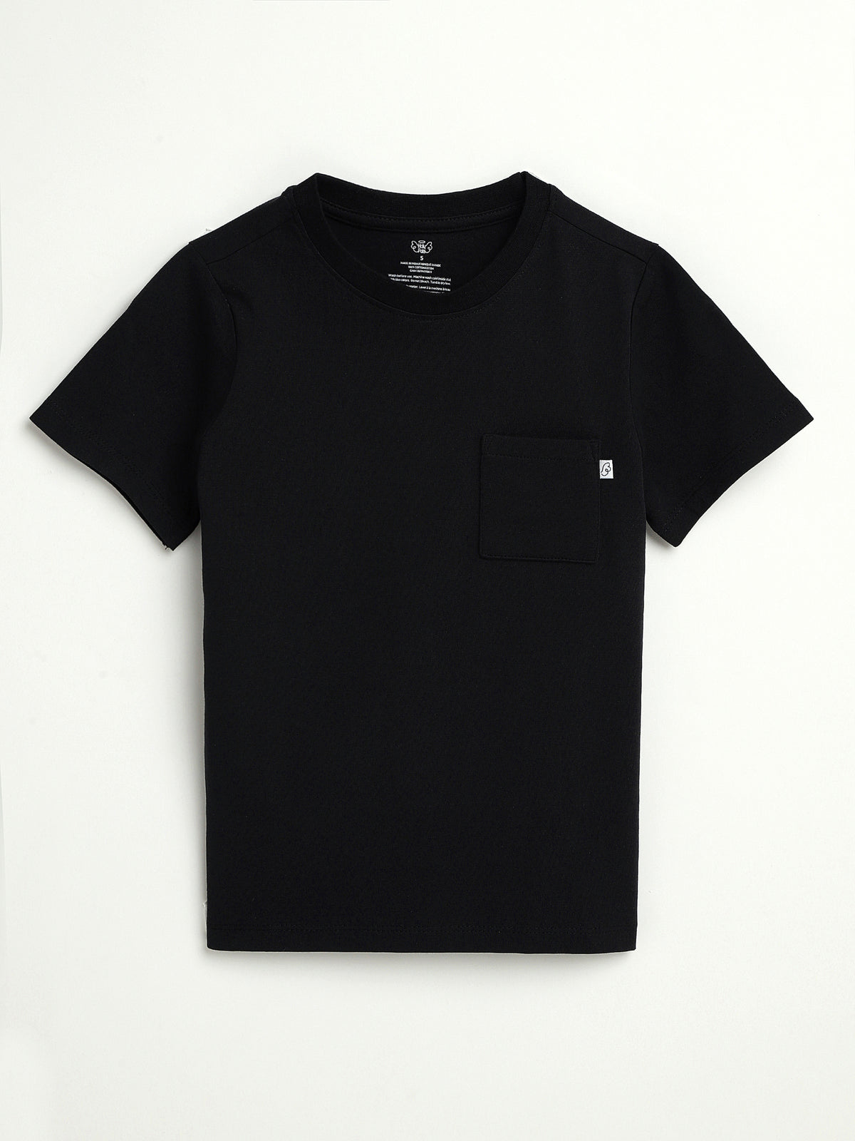 Black Prayer Pocket Short Sleeve T-Shirt Cotton