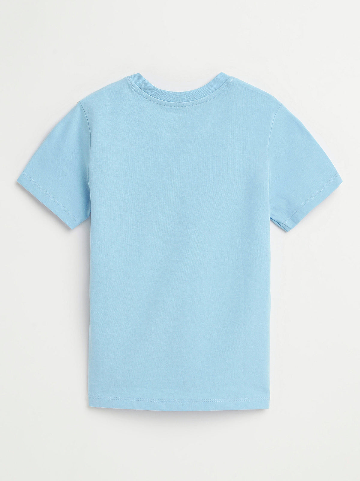 Blue Prayer Pocket Short Sleeve T-Shirt Cotton