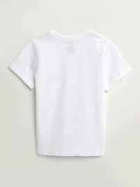 White Prayer Pocket Short Sleeve T-Shirt Cotton