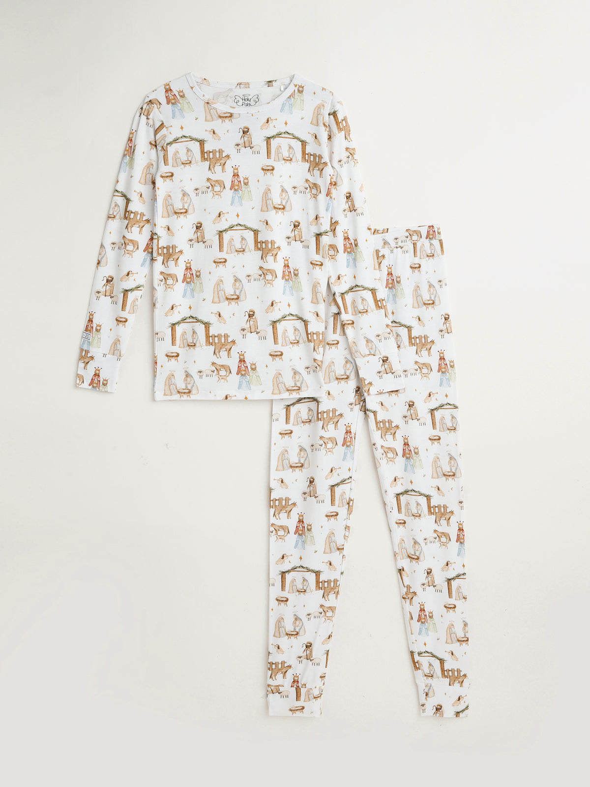 The First Noel PJ Long Sleeve Set Bamboo